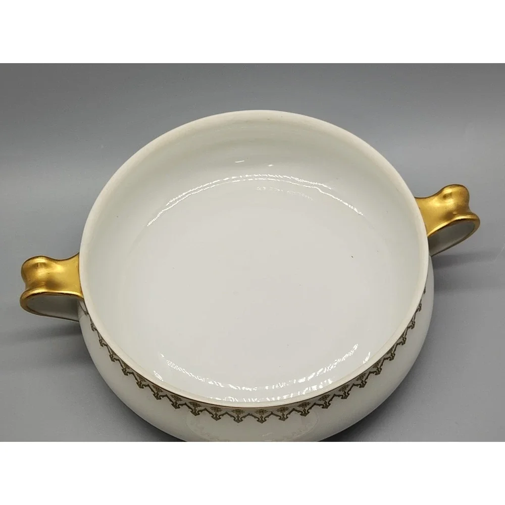 Haviland & Co. LIMOGES Round Covered Vegetable Serving Bowl France Schleiger